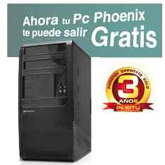 Ordenador Phoenix Actyon Intel I3  Ddr3 4gb 1tb Rw Actyoni3-tr3001a